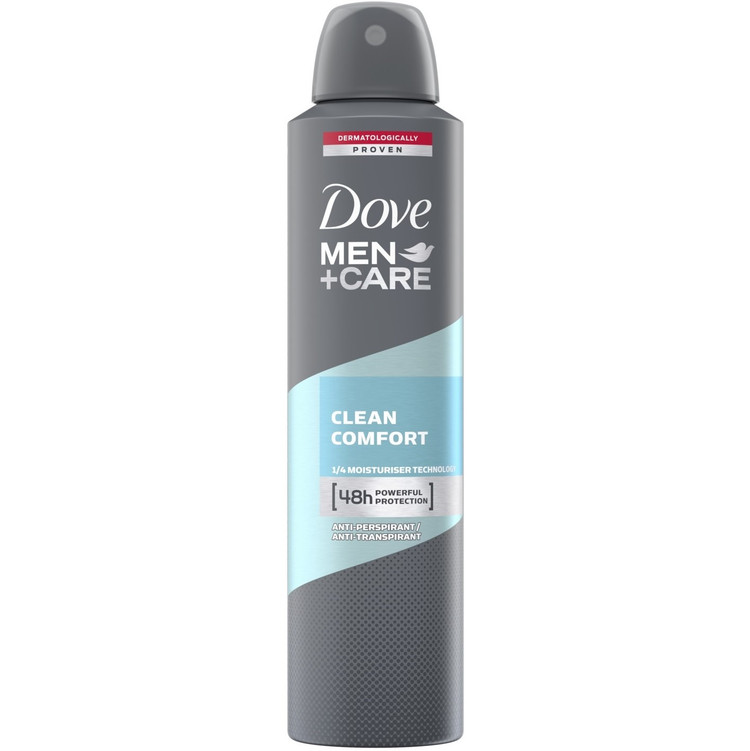 اسپری ضد تعریق مردانه داو Dove مدل کلین کامفورت حجم 250میل