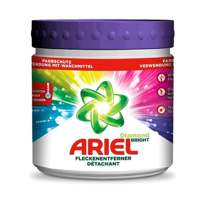 پودر لکه بر آریل ARIEL  محافظت کننده از رنگ لباس 500گرم
